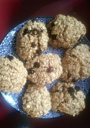 Una foto de Galletas de avena manzana y pasas de uva