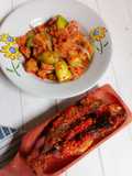 Set Menu (Tumis Oyong Teri Tempe Gembus, Ikan Dencis Balado)