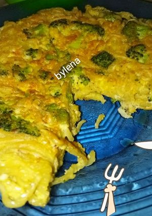 Foto resep Omelet Mie Brokoli