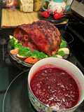 Jamón Glaseado con Salsa de Arándanos #elsabordelosrecuerdos