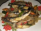Tumis ikan cue bumbu iris