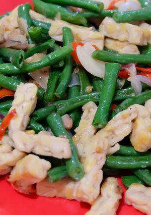 Foto resep Kacang panjang tempe