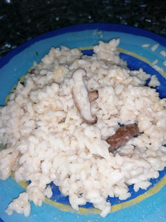 Una foto de Risotto con shiitake