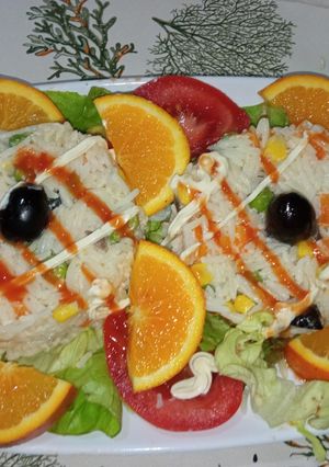 Une photo de Salade 🥗 de riz 🍚