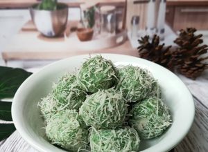 Foto resep 273. Klepon Ketan Isi Gula Merah Kenyal No Kapur Sirih