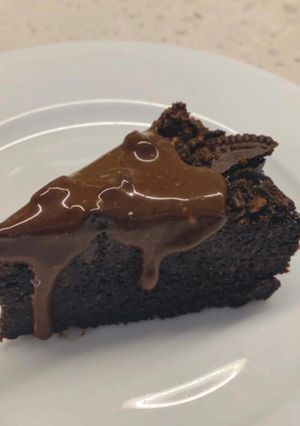 Hình của món Bánh chocolate oreo 3 nguyên liệu.