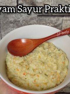 Foto resep Bubur Ayam Sayur Praktis