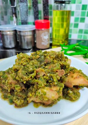 Foto resep Ayam Cabe Ijo Untuk Diet