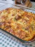 Gratin de Pommes de Terre aux Poireaux et Saumon
