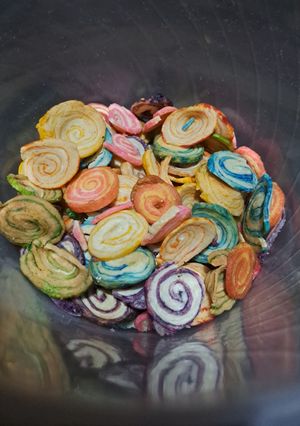 Foto resep Kuping Gajah Rainbow