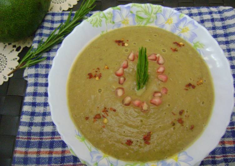 Easiest Way to Prepare Perfect Avocado &amp; Broccoli Soup