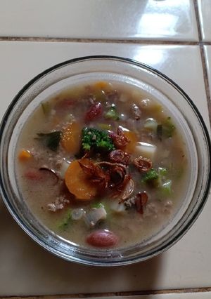 Foto resep MPASI : sup daging sapi kacang merah (7 bln)