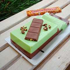 Puding Pandan Lapis Cokelat Silverqueen🍫 রেসিপির প্রধান ছবি