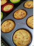 Broccoli, Turkey Ham, and Egg Muffins