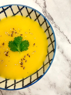 Una foto de Crema de calabaza