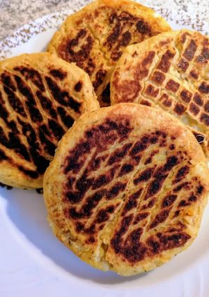 صورة لوصفة أقراص البطاطا المشوية