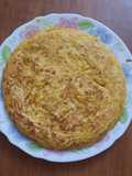 Tortilla de Calabaza y Puerro