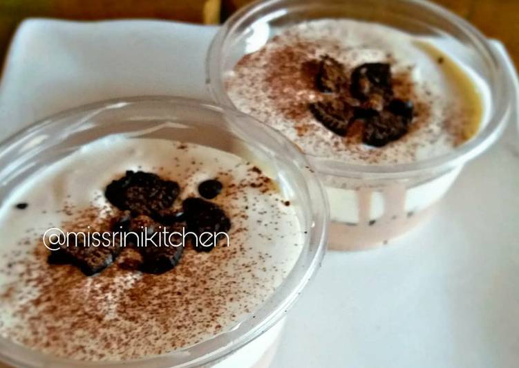 Cara Gampang Membuat Ice cream oreo Anti Gagal