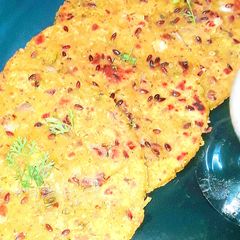 A picture of Corn Flax Mini Parathas.