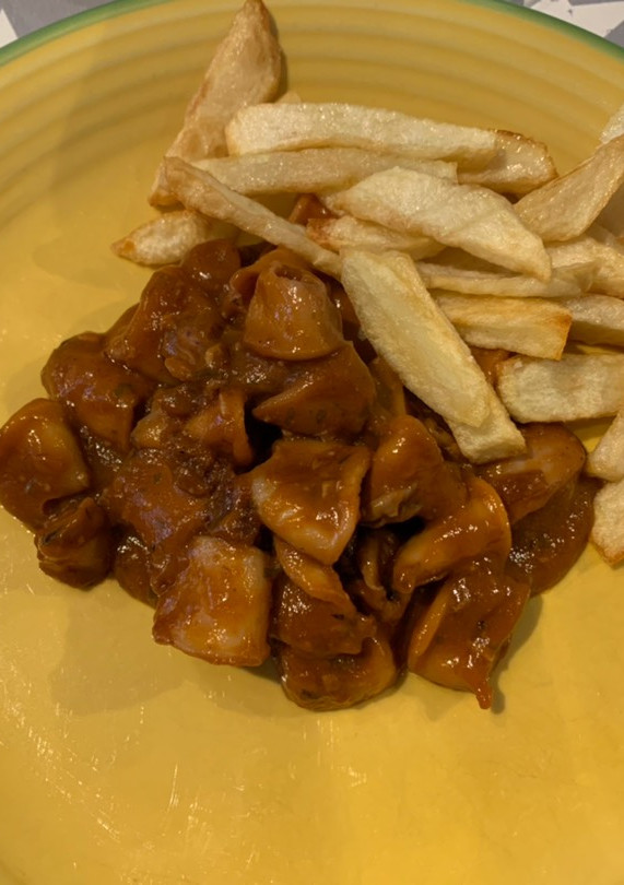 Una foto de Chipirones en salsa picante