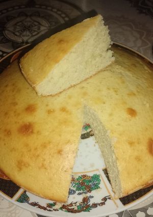 Una foto de Un Bizcochuelo De Vainilla De Ensueño