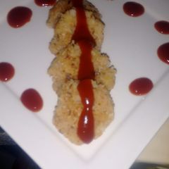 A picture of Left over rice tikki.