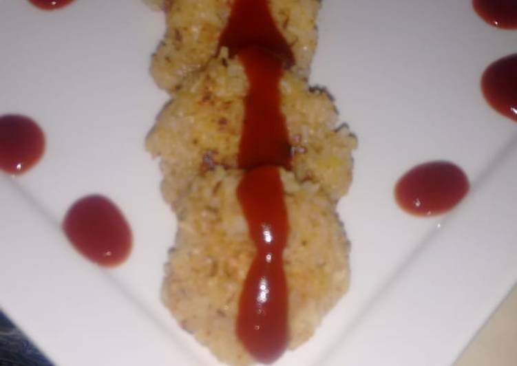 Recipe of Super Quick Homemade Left over rice tikki