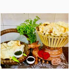 A picture of Rice Flour Papads.