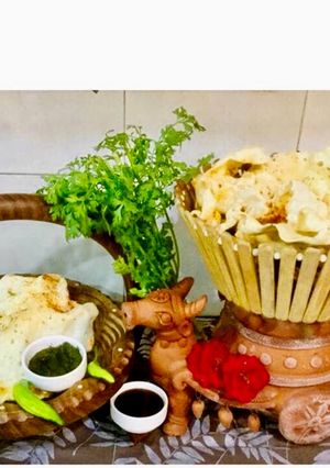 A picture of Rice Flour Papads.