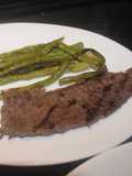 Ternera con espárragos al grill doble