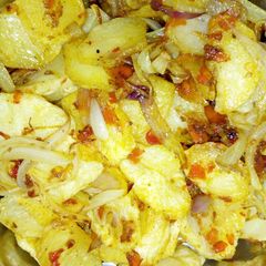 A picture of Peppered chips.