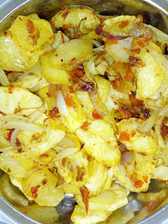 A picture of Peppered chips.