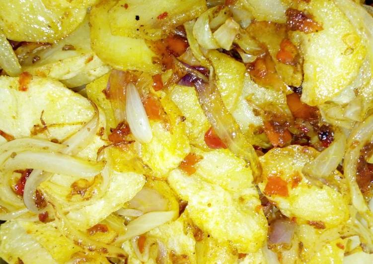 Step-by-Step Guide to Make Appetizing Peppered chips | Quick Recipe For Beginner
