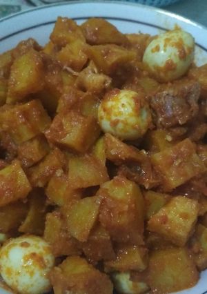Foto resep Sambal goreng kentang