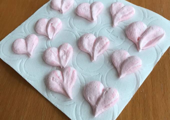 Steps to Make Award-winning Meringue Hearts