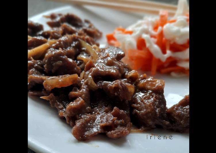 Beef Teriyaki ala hokben