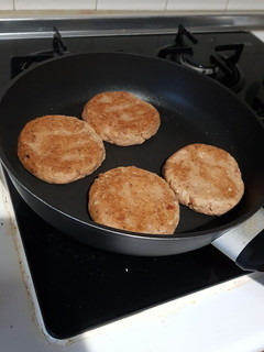 Una foto de Hamburguesas de alubia roja