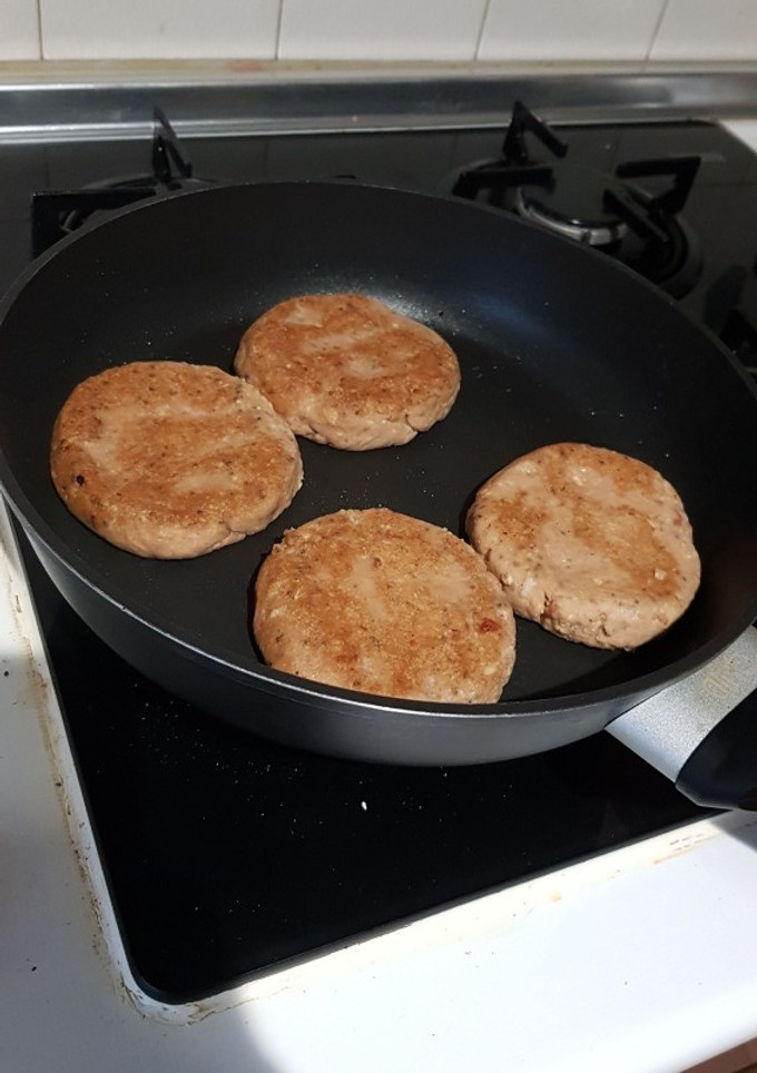 Una foto de Hamburguesas de alubia roja