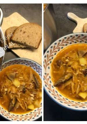 Una foto de "Kapustnica" La sopa de col agria