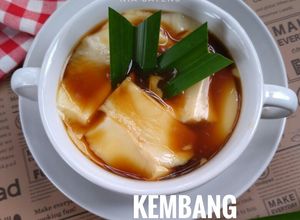 Foto resep Kembang tahu kuah jahe / puding susu kedelai /tahwa