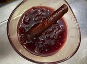 Una foto de jalea de vino tinto