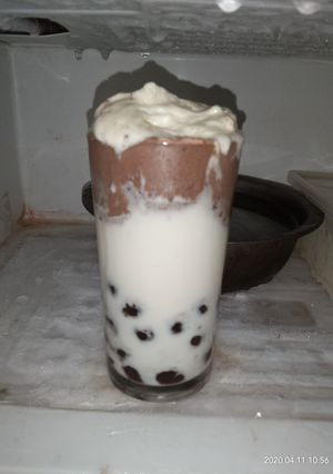 Foto resep Dalgona dancow + bobba pearl