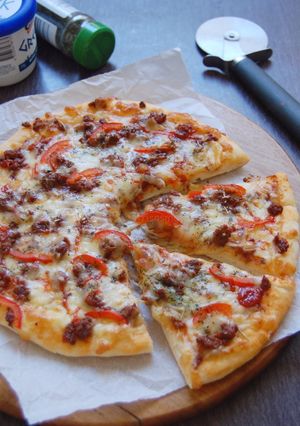 Foto resep Pizza dua bahan (tanpa proofing)