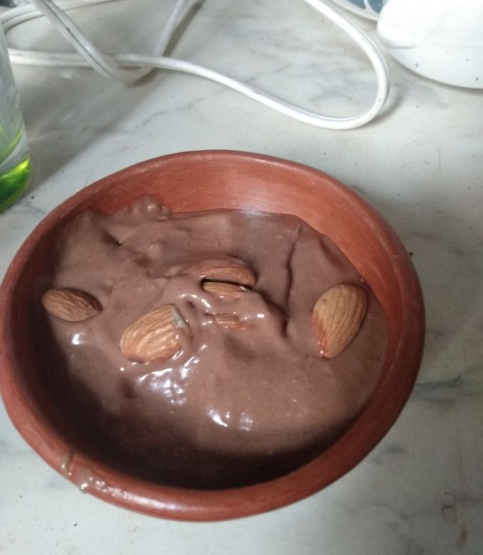 Una foto de Helado de chocolate #vegano
