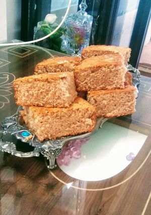 عکسی از دستور کیک ساده با پف و طعم عالی