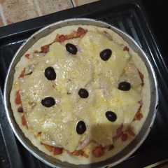 Una foto de Pizza casera