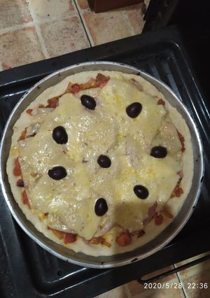 Una foto de Pizza casera
