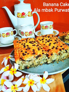 Foto resep Banana Cake ala Mbak Purwati Puri MPASI 2 tahun keatas