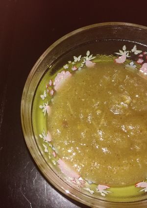 Una foto de Mermelada de tomate verde