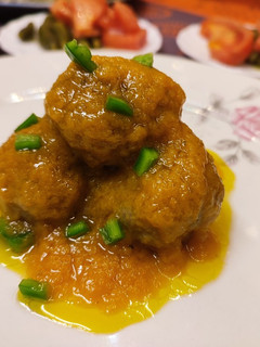 Una foto de Albóndigas en salsa de zanahorias